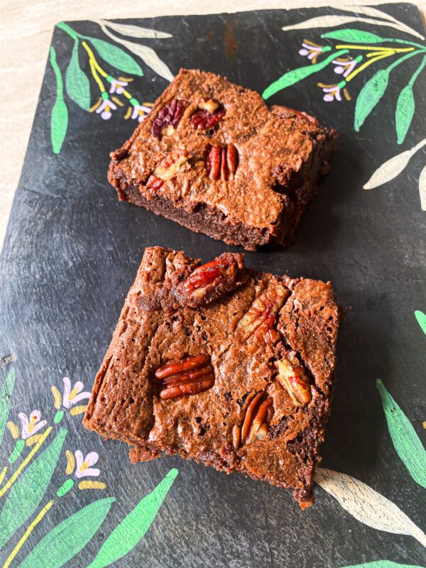 Brownies sans gluten noix de pécan