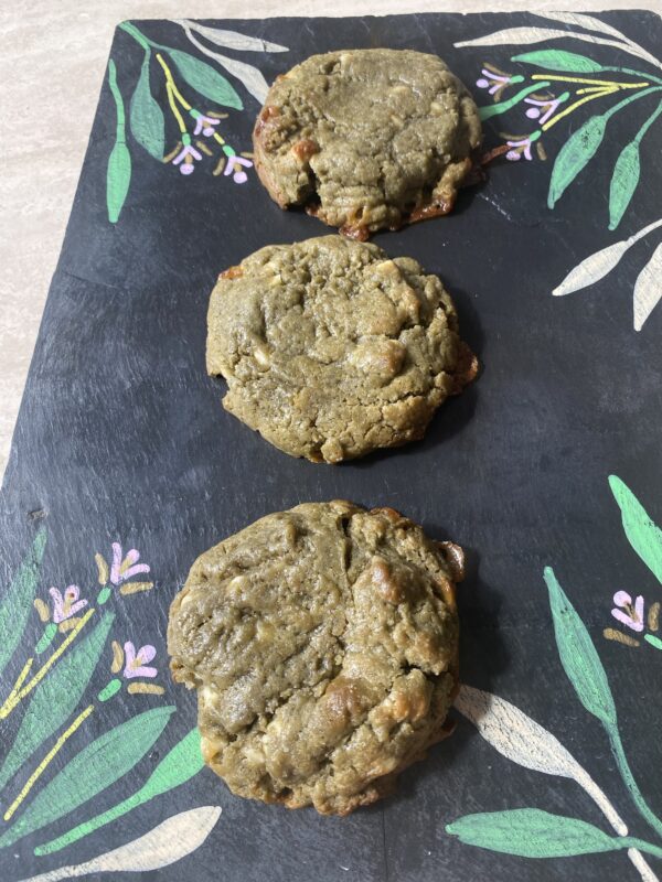 Cookies matcha - chocolat blanc