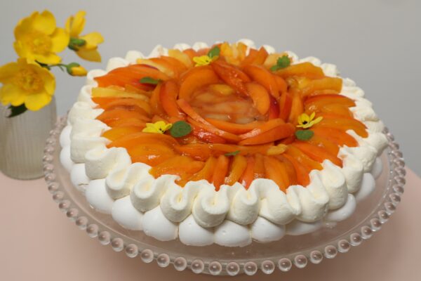 Pavlova pêche-abricot 8 pers – Image 2