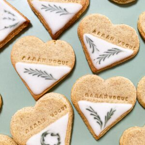 Biscuits glaçage feuillage