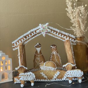 Crèche en pains d’épices en kit - Tarif Pré-commande